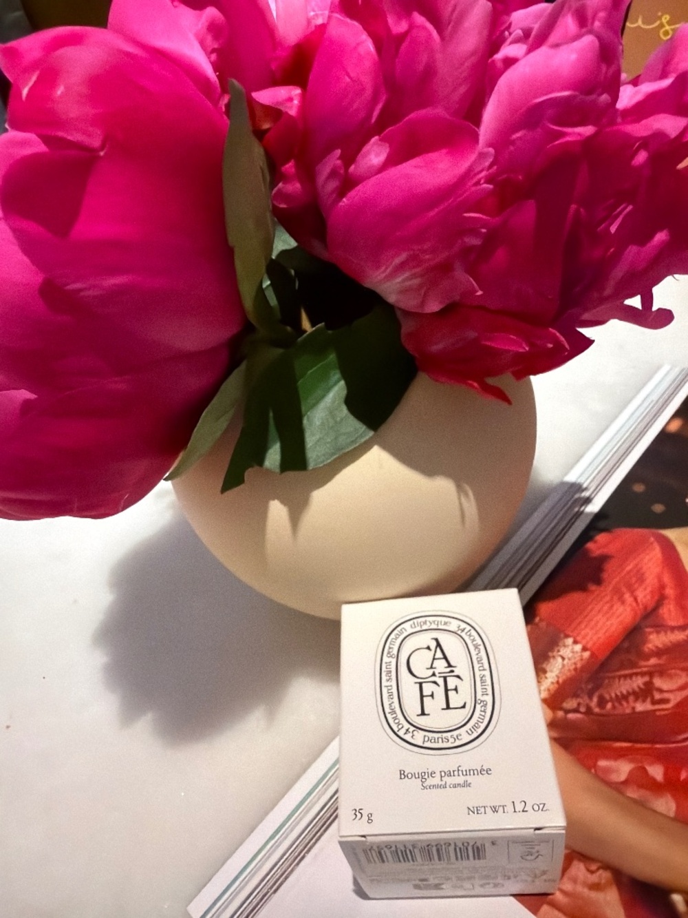 NEW Diptyque CAFE mini candle 35g DIPTYQUE COFFEE CANDLE